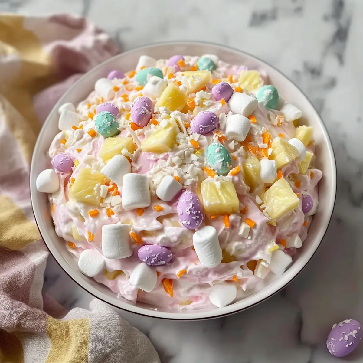 Marshmallow Easter Fluff Salad