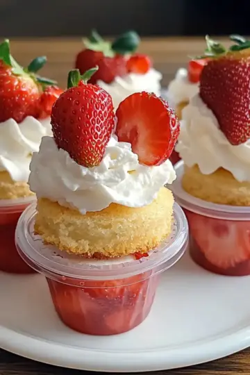 Strawberry Shortcake Cups
