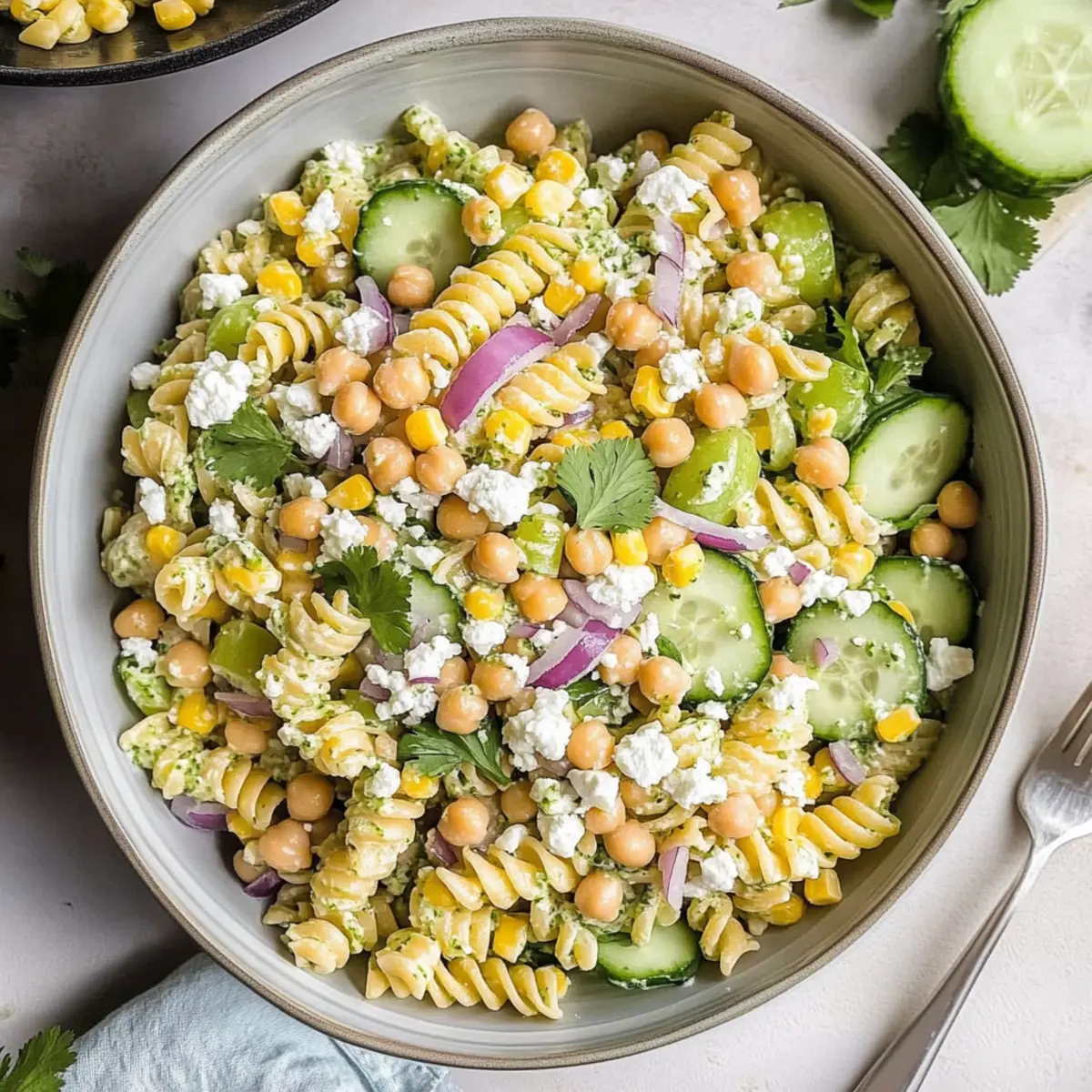 Cilantro Lime Pasta Salad
