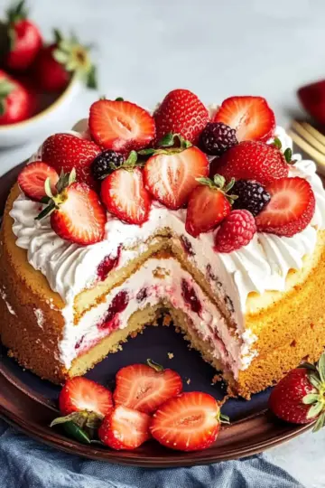 Pretty Angel Food Cake