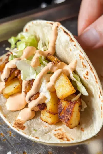 Spicy Potato Soft Taco