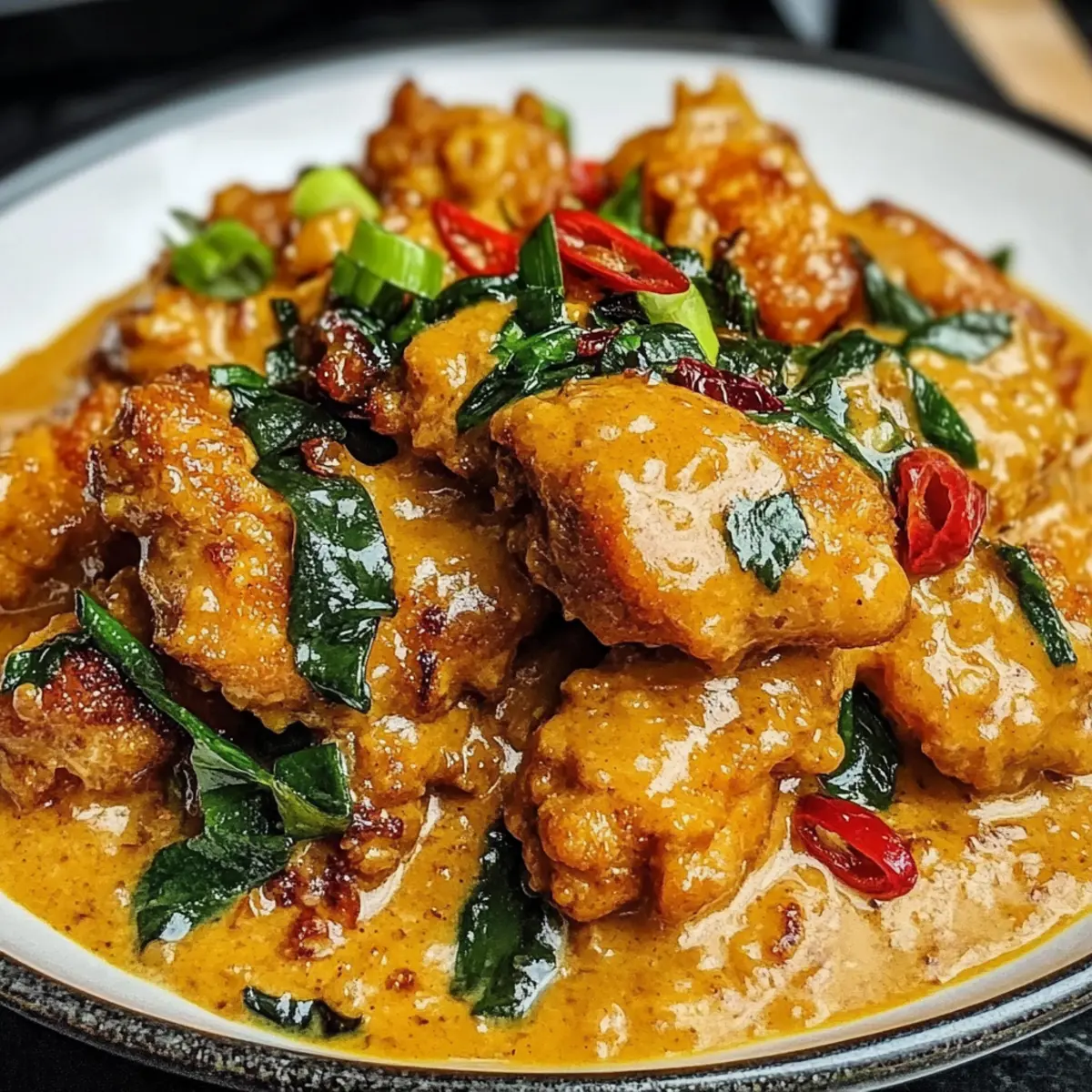 Creamy Crispy Singapore Butter Chicken