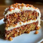 Homemade Carrot Cake with Cream Cheese