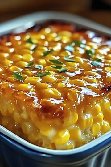 Honey-Glazed Corn Casserole