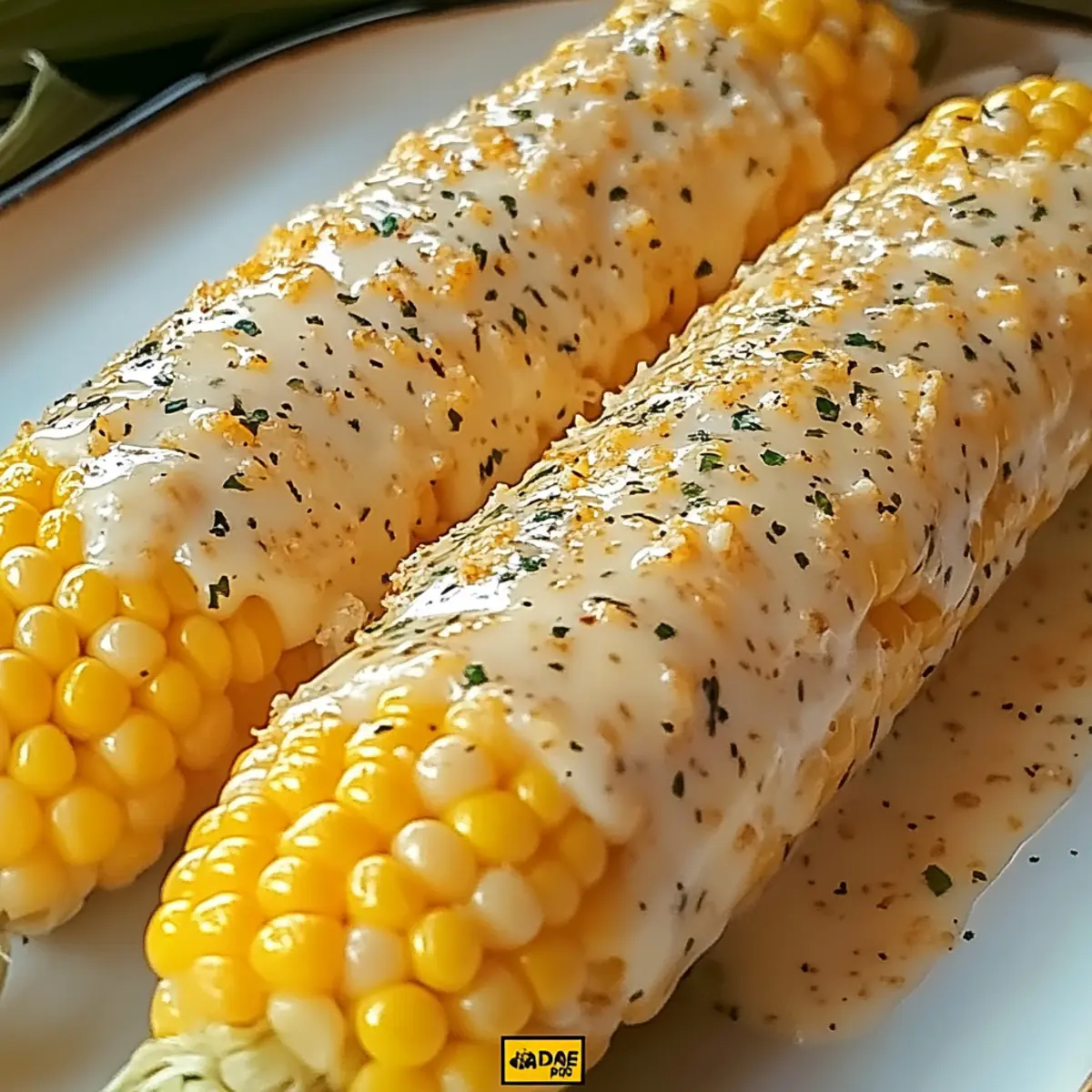 Garlic Parmesan Corn on the Cob