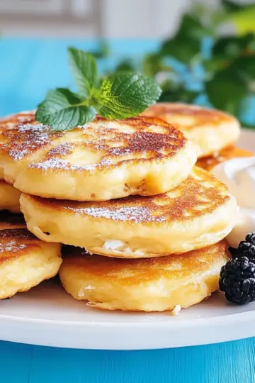 Russian Syrniki (Cottage Cheese Pancakes)