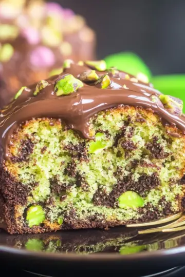 Triple Chocolate Pistachio Bread