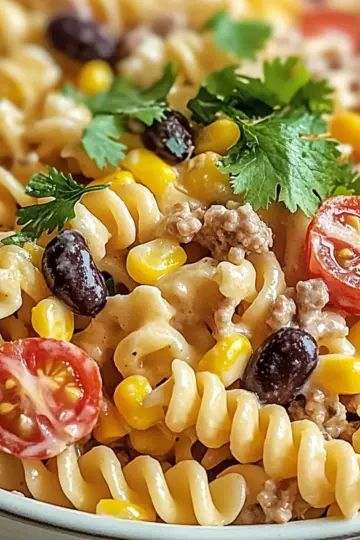 Creamy Ranch Taco Pasta Salad