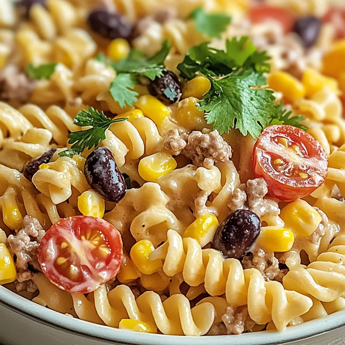 Creamy Ranch Taco Pasta Salad