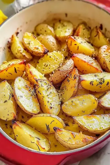 Classic Greek Lemon Potatoes