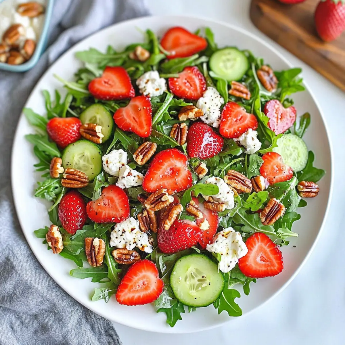 Strawberry Arugula Salad