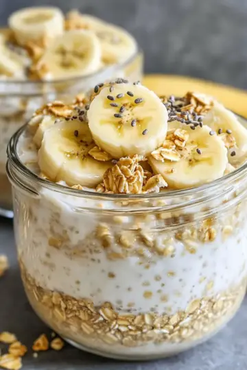 Banana Cream Pie Overnight Oats
