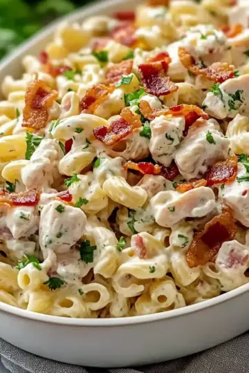 Creamy Chicken Pasta Salad