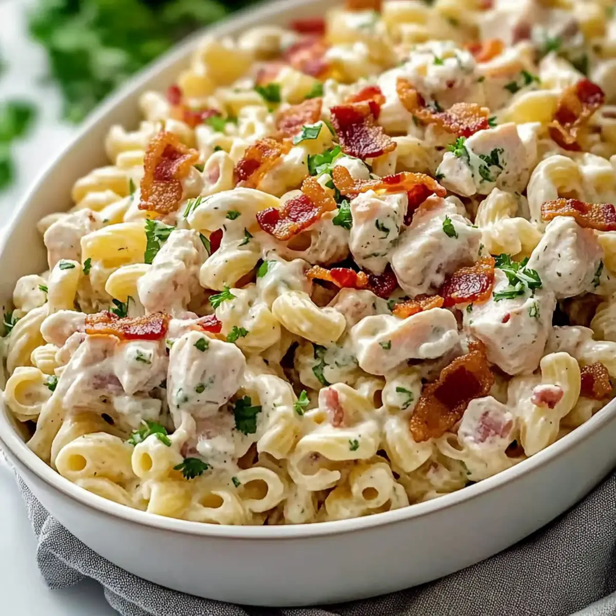 Creamy Chicken Pasta Salad