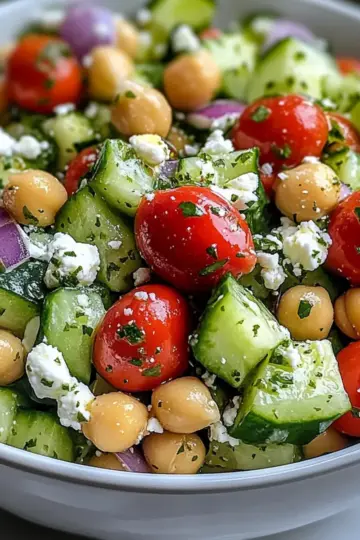 Mediterranean Chickpea Salad