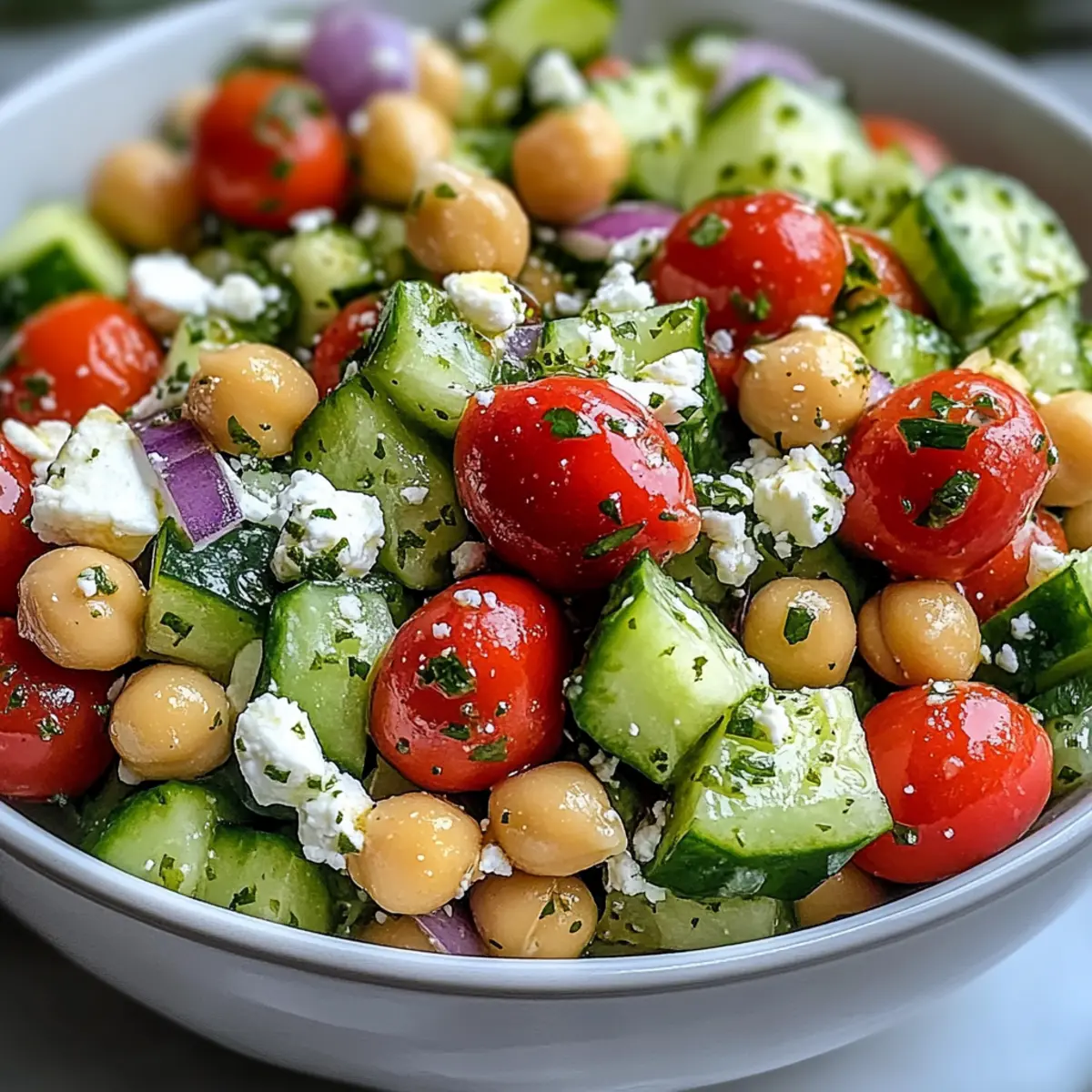 Mediterranean Chickpea Salad