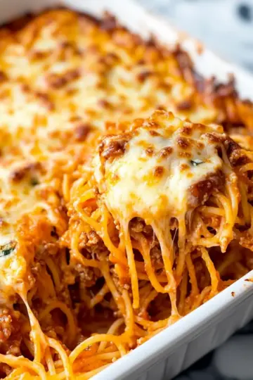 Easy Baked Spaghetti
