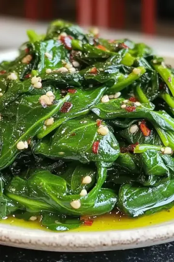 Garlic Butter Sautéed Spinach