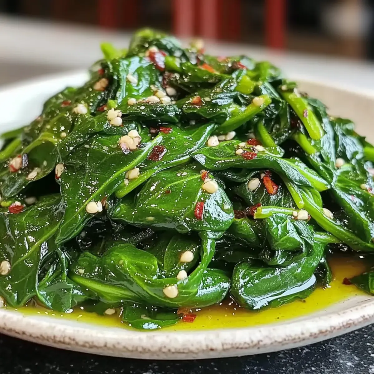 Garlic Butter Sautéed Spinach