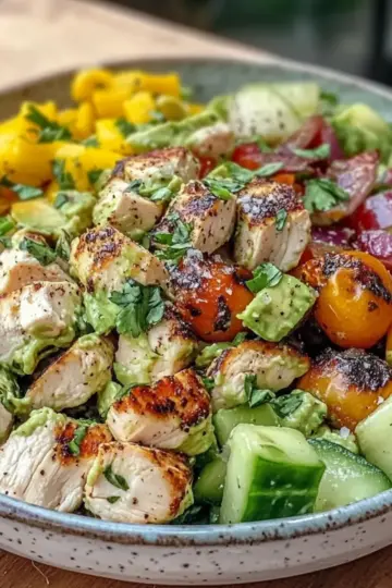 Fresh Avocado Chicken Salad