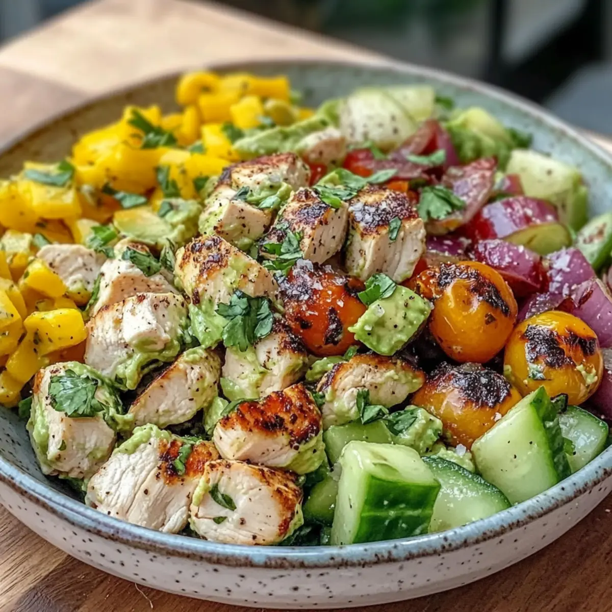 Fresh Avocado Chicken Salad
