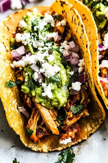 Healthy Chicken Tinga Tacos