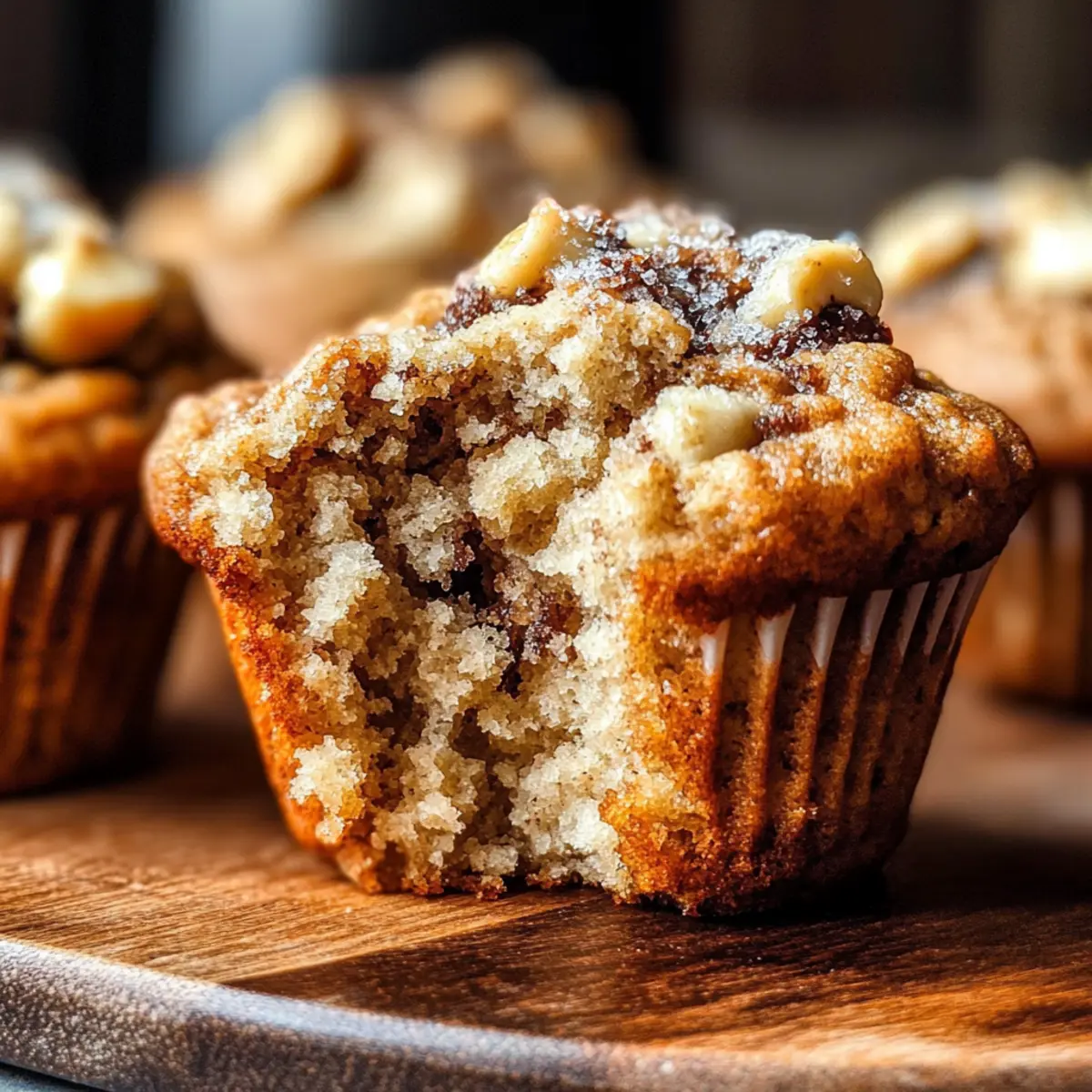 Peanut Butter Banana Muffins