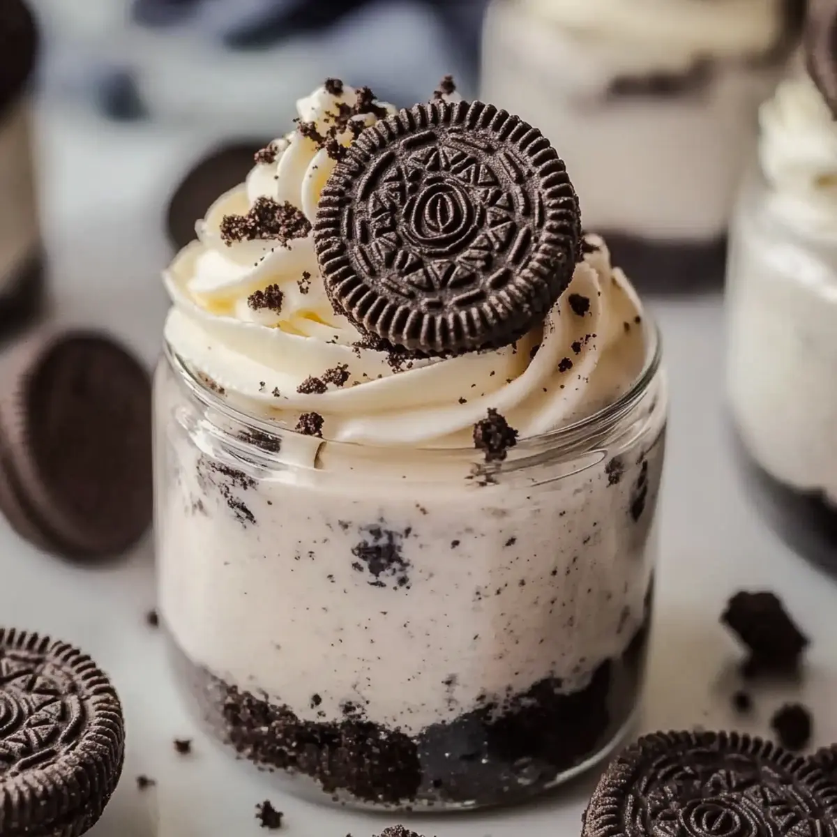 No Bake Oreo Cheesecake Cups