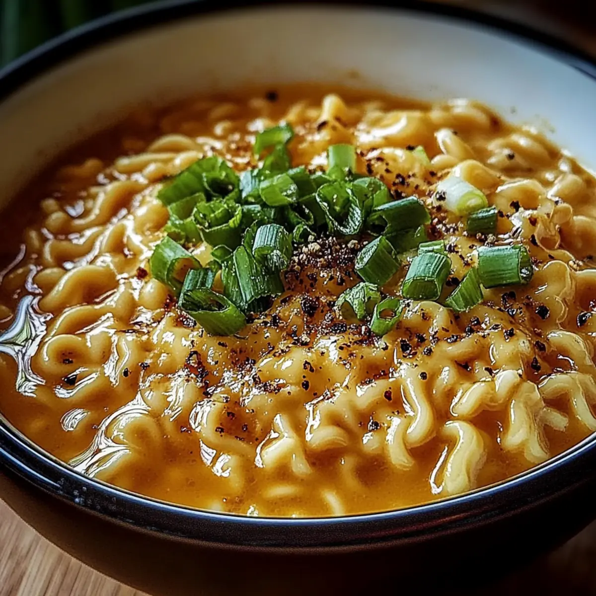 Cheesy Ramen Noodles