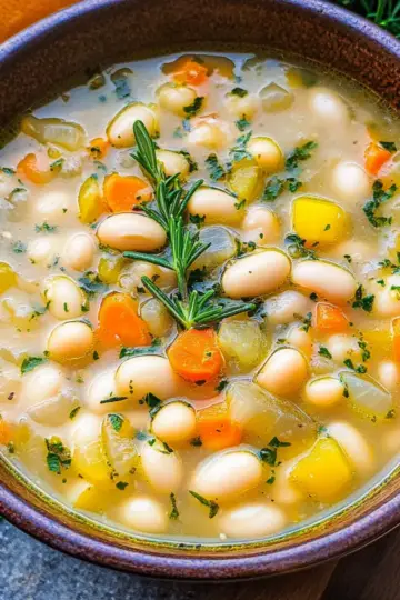 White Bean and Rosemary Soup