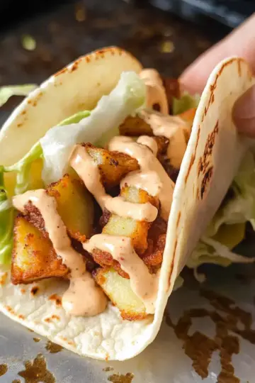 Spicy Potato Soft Taco