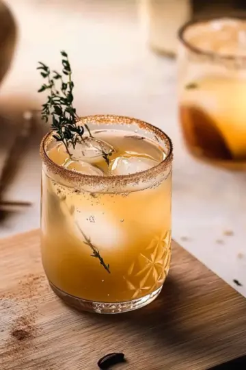 Sparkling Vanilla Pear Mocktails
