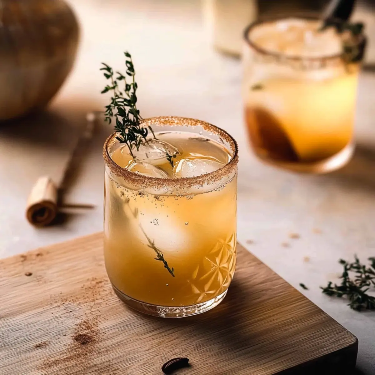 Sparkling Vanilla Pear Mocktails