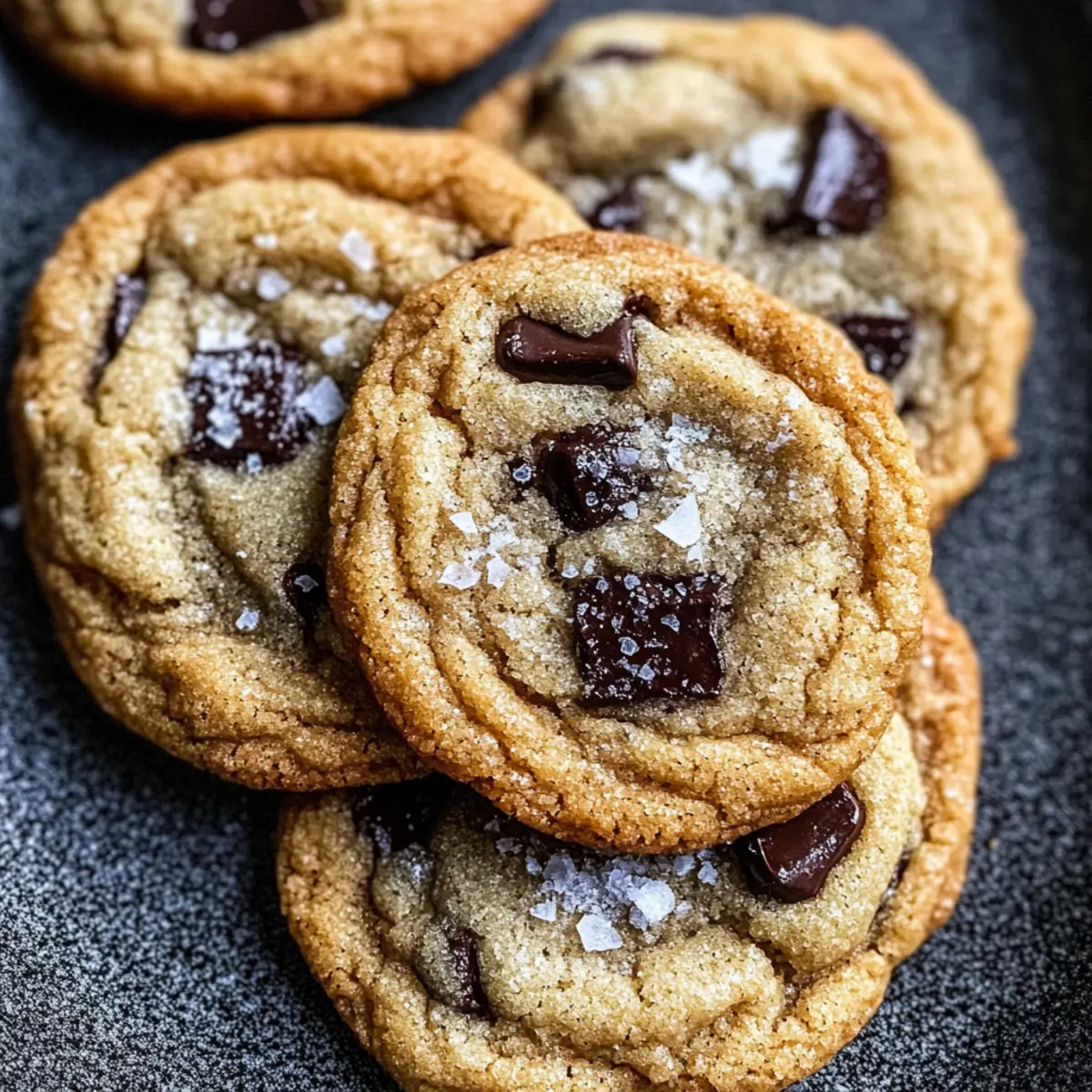 Crispy Chewy Chocolate Chip Cookies