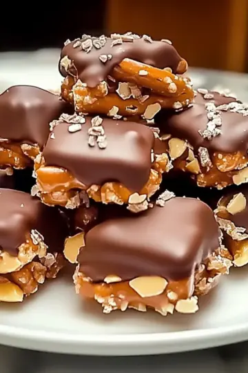 Peanut Butter Pretzel Clusters
