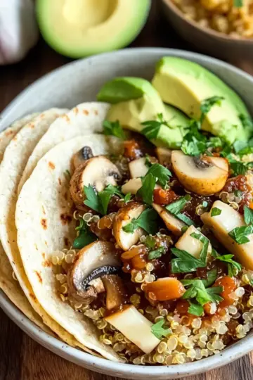 Hearty Crockpot Chicken Tacos