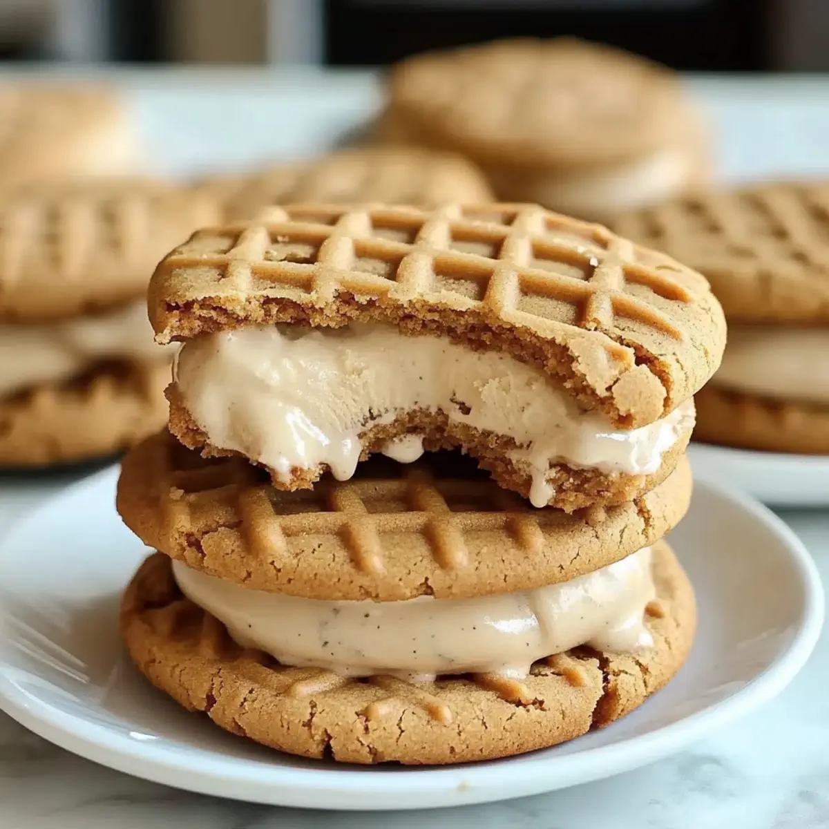 Cookie Butter Ice Cream Sandwiches