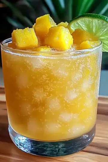 Fresh Coconut Water Mango Pineapple Refresher