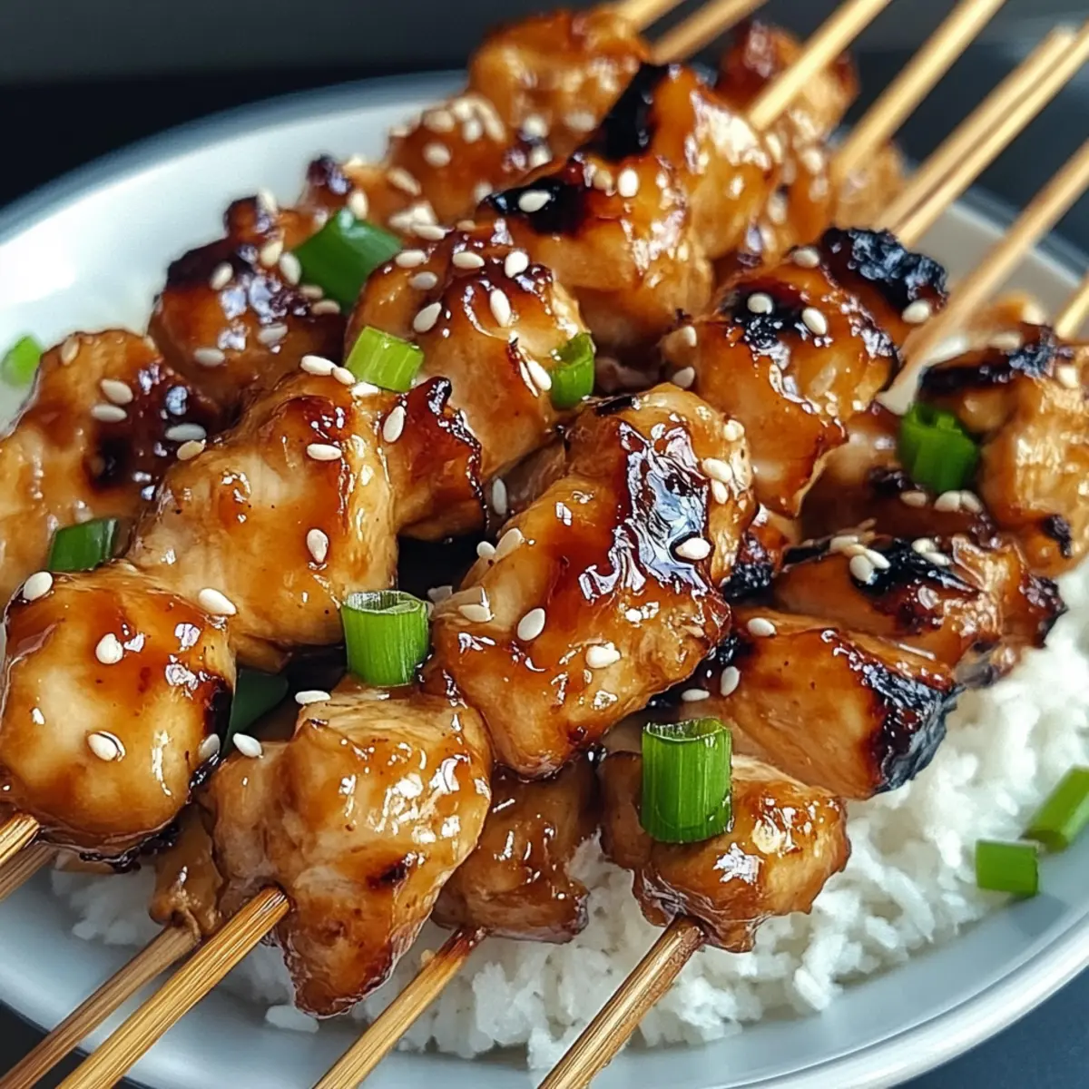Chicken Teriyaki Skewers