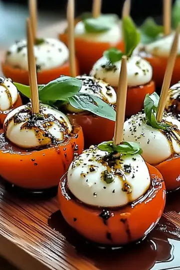 Fresh Mini Caprese Bites