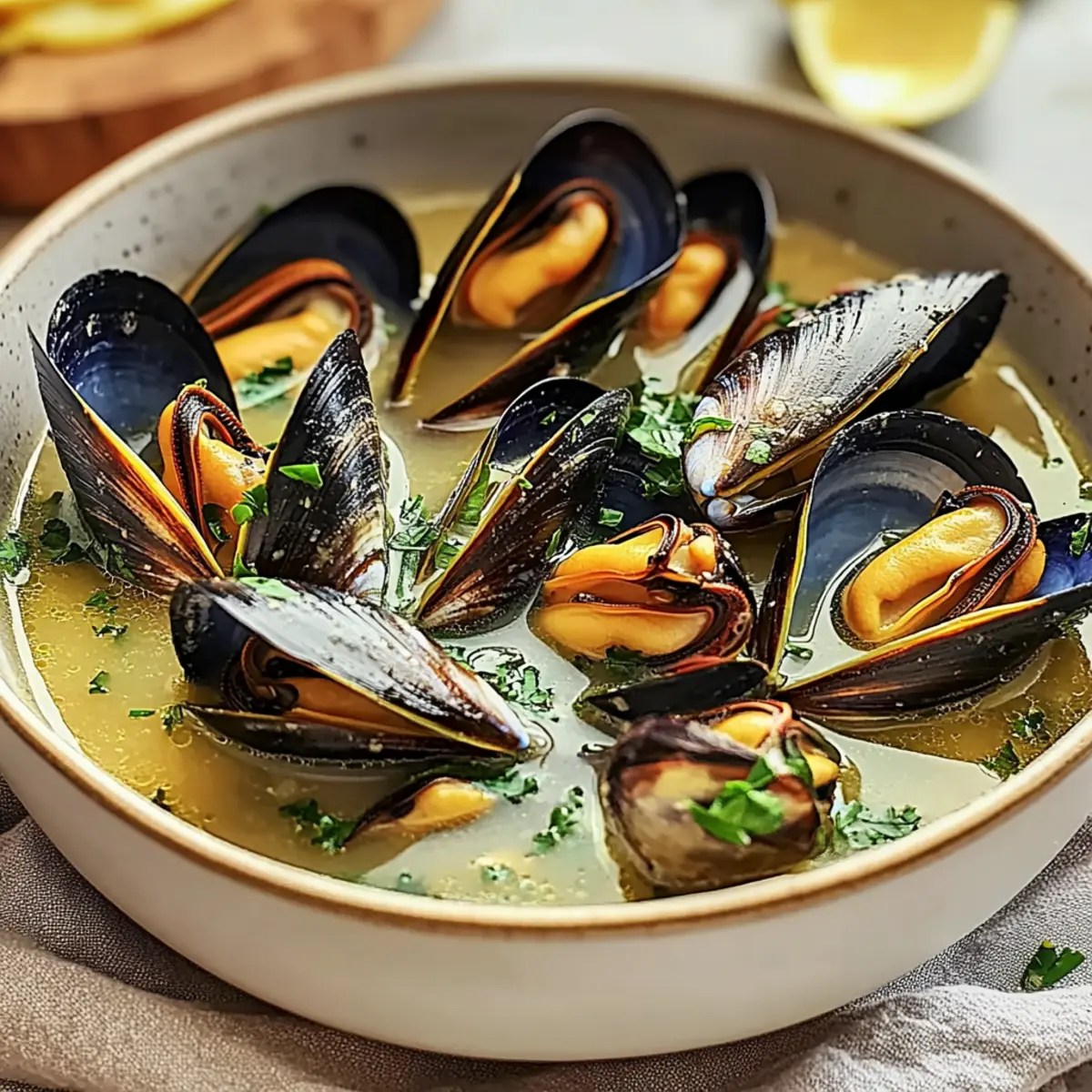 Mussel White Wine Stew