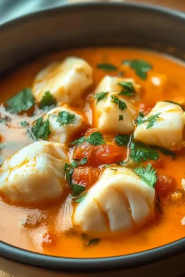 Brazilian Fish Stew with Creamy Coconut Milk