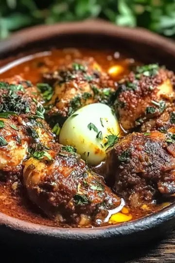 Ethiopian Doro Wot Chicken Stew