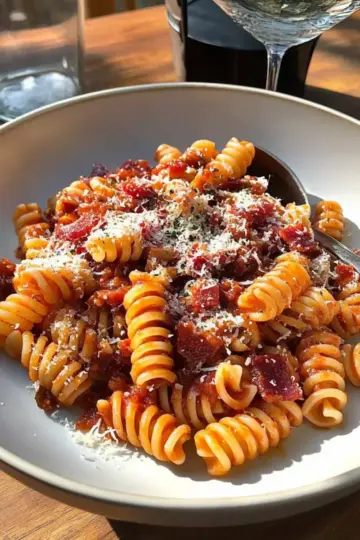 Authentic Amatriciana Pasta