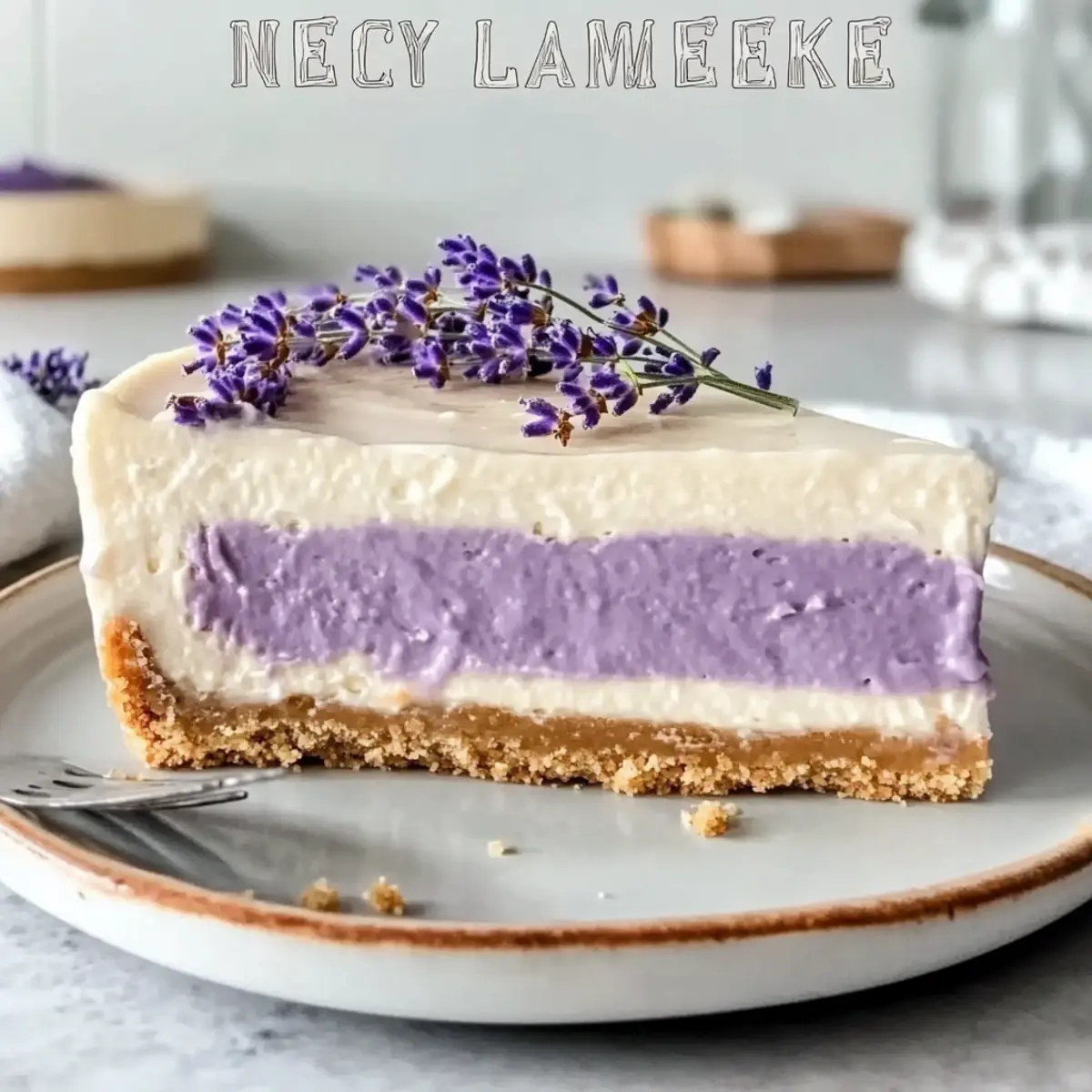 HONEY LAVENDER CHEESECAKE