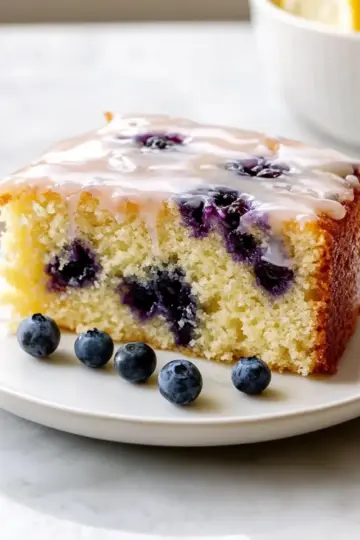 Lemon Blueberry Yogurt Cake