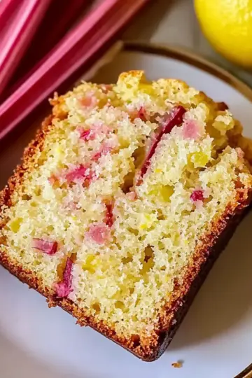 Lemon Rhubarb Bread