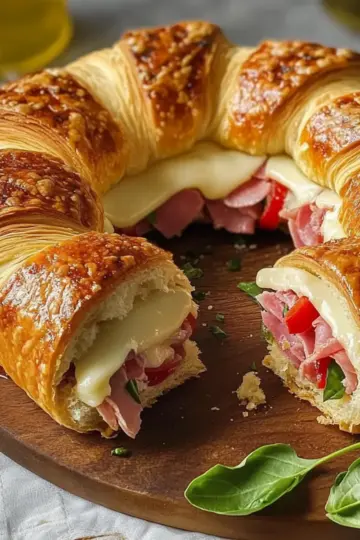 Sizzling Italian Hero Crescent Ring