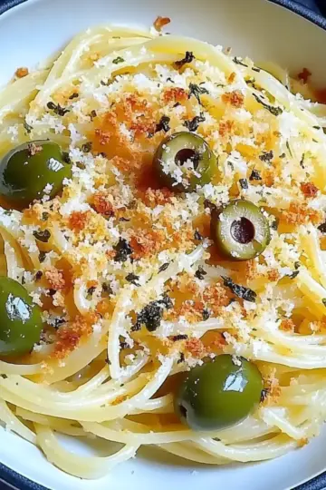 Zesty Green Olive Capellini