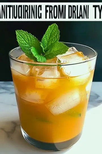 Iced Turmeric Green Tea